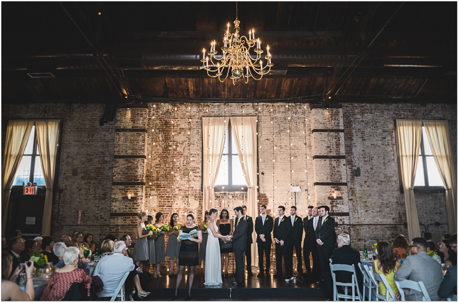 Brooke Mike Green Building Wedding Brooklyn